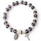 thumbnail image 5 of Pulsera elástica con cruz de cristal de Europa y Estados Unidos, pulsera con cuentas de cristal con sentido de la mano, 5 of 5