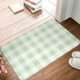 thumbnail image 5 of Disketp Pistachio Green Checkboard Mat For Front Door Outside - Doormat Outdoor Entrance - Welcome Mats Outdoor,Outside Entry And Outdoor Entrance 16''X24'', 5 of 9