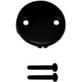 thumbnail image 3 of Westbrass 1.5 Inch Universal Tiptoe Bathtub Trim Set w/ 2 Hole Faceplate, Black, 3 of 3