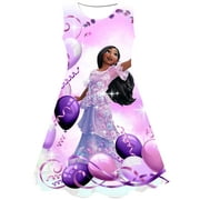 Disney Magic pleine maison robe de princesse dessin animé imprimer filles magique pleine maison robe de princesse mignon fête d'anniversaire robe de princesse