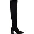 thumbnail image 3 of INC Womens Windee Faux Suede Tall Over-The-Knee Boots, 3 of 3