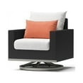 thumbnail image 3 of RST Brands Milo Espresso 5 Piece Aluminum Outdoor Motion Club Set - Coral/White, 3 of 7