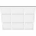 thumbnail image 4 of 24"OD x 8 1/4"C x 1"P Rubik Architectural Grade PVC Contemporary Ceiling Medallion, 4 of 7