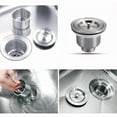 thumbnail image 5 of PRIME - 2Pack Kitchen Bar Stainless Steel Sink Strainer Drain Head Stopper Filter Basket, 5 of 6