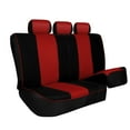 thumbnail image 6 of FH Group Edgy Piping Padded Car Seat Covers Fit For Car Truck SUV Van - Full Set, 6 of 6