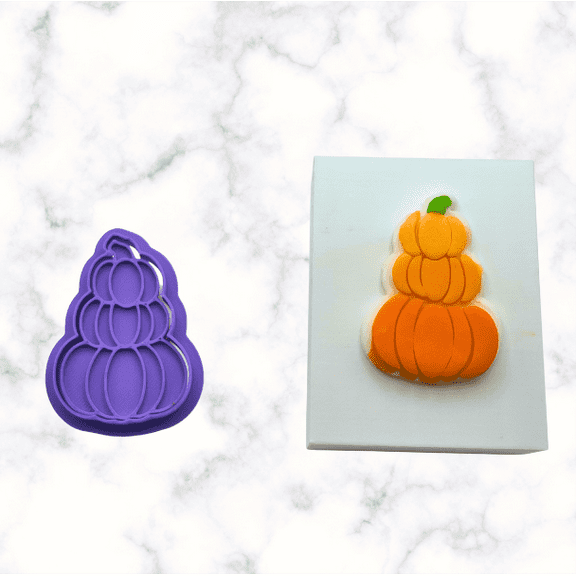 Three Pumpkins Cutter and Stamp