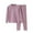 Purple, variant on WUXIAN Autumn Winter Children Warm Underwear Set Velvet Baby Big Children Long Sleeve Boy And Girls Neck Home Wear Toddler Stylish Cozy Clothing