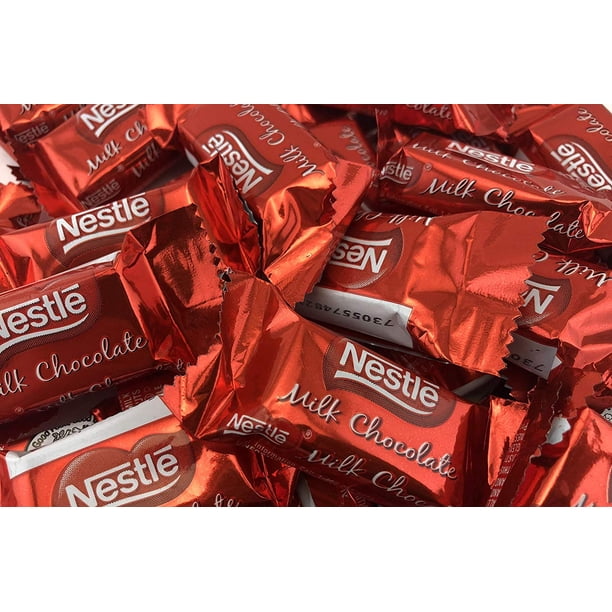 Nestle Milk Chocolate Bite Size Bar Fun Size Candy Pack Of 2 Pounds Walmart Com