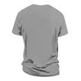 thumbnail image 3 of Independence Day Men's Patriotic American Flag Graphic T-Shirt, Short Sleeve Henley Style, Casual Summer Top, USA Independence Day Apparel, 3 of 3