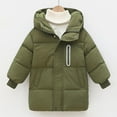 thumbnail image 6 of KyCheLot Boys Girls Winter Coats Thick Warm Solid Color Casual Zip up Windproof Long Sleeve Hoodie Jackets 4-14 Years, 6 of 6