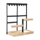 thumbnail image 1 of Organizador de joyas, soporte para pendientes, soporte para collares con base de madera Beige, 1 of 9