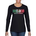 thumbnail image 2 of Wild Bobby Mexico Flag Pride Graphic Si Se Puede Eagle Cactus | Unisex Novelty Graphic T-Shirt | Soccer Football Fan Gift for Men Women Graphic Long Sleeve Tee, 2 of 5