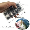 thumbnail image 4 of THKFISH Fishing Hooks Freshwater Fishing Tackle High Carbon Steel Fishing Hooks with Plastic Box 10Sizes 500Pcs, 4 of 7