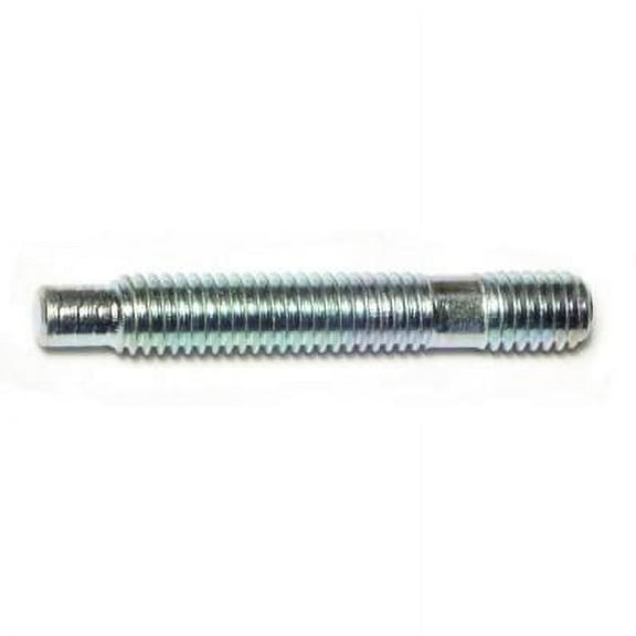 3/8"-16 x 3/8"-16 x 2-9/16" Zinc Automotive Studs (10 pcs.)