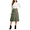 Army Green, variant on CBASIHI Womens Suede Midi Skirts- Retro Casual High Elastic Waist Hidden Zipper Fall Winter Skirts Brown Size S-XL