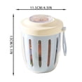 thumbnail image 3 of Tong Double Layer Oatmeal Cup With Lid And Spoon Portable And Fruit Breakfast Mug For Students And Workers, 3 of 6