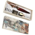 thumbnail image 1 of LHCER Retro Feather Pen, High‑quality Feather Pen Set For Teacher For Classmate Gift For Lover, 1 of 8