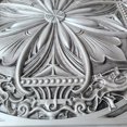 thumbnail image 3 of Drop-In, Glue-Up 2'x2' Faux Tin PVC Ceiling Tile In Antique White, Sample, 3 of 5