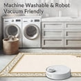 thumbnail image 5 of ODIKA 5'x7' Machine Washable Non-Slip Area Rug, Elegant Scrollwork Design Featuring Delicate Curves and Subtle Motifs High Traffic Rug, Ivory, 478604, 5 of 5