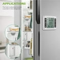 ORIA Refrigerator Thermometer with Alarm, Indoor Outdoor Thermometer, Fridge Interior Temp