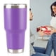 thumbnail image 5 of Vaso De Acero Inoxidable, Vaso De Taza De Viaje Con Aislamiento Al Vacío De 30 Oz Taza De Café Con Aislamiento Duradero Taza De Aislamiento Púrpura Embotellador De Vacío De Doble Capa Para Viajes, 5 of 12