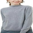 thumbnail image 1 of Women‘s Merino Wool Sweater Fall Winter Trendy Long Sleeve Mock Turtle Neck Soft Warm Pullover Tops, 1 of 5
