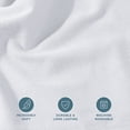 thumbnail image 5 of Bare Home Flannel Fitted Sheet - 100% Flannel Cotton - Double Brushed - Twin, White, 5 of 8
