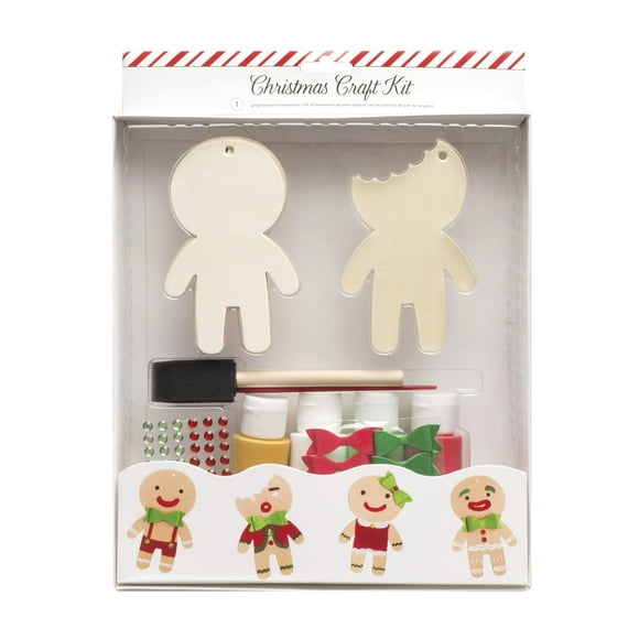 American Crafts Gingerbread Ornament Kit 55 Piece