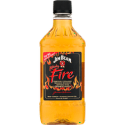 Jim Beam Kentucky Fire Bourbon Whiskey, 750 ml Traveler