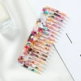 thumbnail image 3 of Cellulose Acetate Hair Comb Wide Teeth Anti-static Scalp Massage Pocket Comb Marbling Men Women Wet Dry Short Long Curly Hair Detangling Comb, 3 of 7