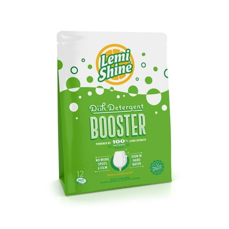 Lemi Shine Dish Detergent Booster Pacs, Natural Citric Extracts,