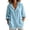 Light Blue, variant on Womens Textured Long Sleeve Button Down Hooded Shirt Casual Flowy Oversized Blouse Side Pockets Tunic Tops to Wear with Leggings, Pink, XXL