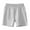 Gray, variant on Lopecy-Sta Middle Aged Elderly Girls Men's Cotton Summer Casual Shorts Ultra Soft High Waist Sport Shorts