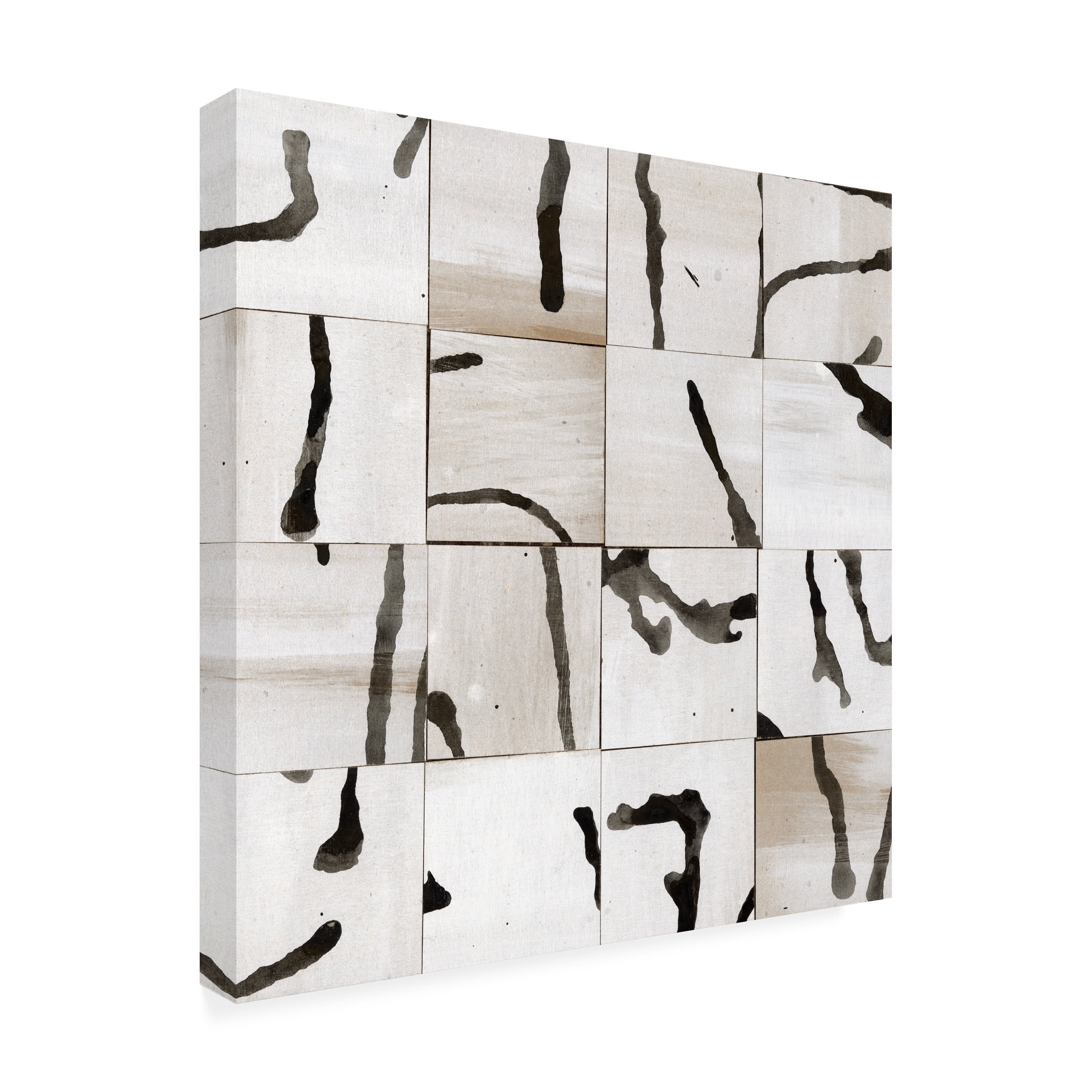Renee W Stramel 'Neutral Subtext IV' Canvas Art