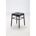 thumbnail image 4 of Pemberly Row Steel Backless Guest Stool in Glossy Black - 15.25"W x 18"H, 4 of 6
