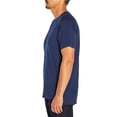 thumbnail image 3 of GAP Men's Soft Cotton Raglan Short Sleeve Henley Shirt (Medieval Blue, XL), 3 of 8