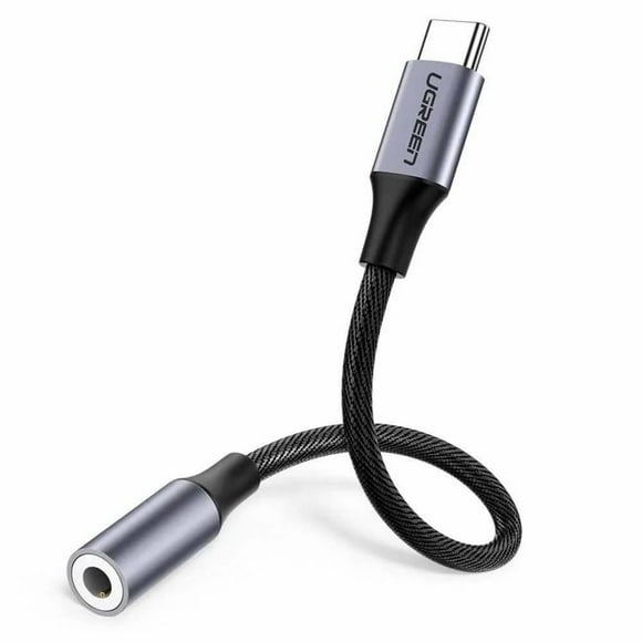 Adaptador USB Tipo C a Jack 3.5mm, HiFi Esteréo adaptador auriculares USB C a Jack 3.5 Hembra