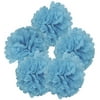 Just Artifacts 5pcs 18-Inch Tissue Paper Pom Pom Flower Ball (Cornflower)