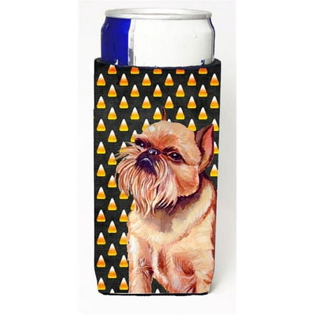 

Brussels Griffon Candy Corn Halloween Portrait Michelob Ultra bottle sleeves For Slim Cans - 12 oz.