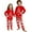Red Christmas tree, variant on Kids Christmas Plaid Deer Pajamas Long Sleeve Holiday Pjs Set Toddler Boys Girls Xmas Jammies 2-14 Years