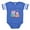 Royal Blue, variant on CafePress - Peppa Pig Family Together - Cute Infant Baby Football Bodysuit