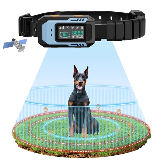 Sistema inalámbrico de vallas para perros PUPKIDS GPS para perros grandes