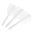 thumbnail image 4 of Uxcell Integrated Dart Shaft Flights, 9 Pack Durable Dart Flight Set, Clear, 4 of 5