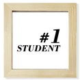 thumbnail image 1 of Número 1. Estudiante profesor cita Pantalla de escritorio de pared de fotograma cuadrado, 1 of 4