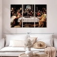 thumbnail image 2 of Elephant Stock The Last Supper 1562 Wall Art - Horizontal Multi Panel Canvas - Dining Room Wall Decor - Religion And Spirituality Multi Panel - Brown And Black Decor By Vincente Macip - 50" x 32", 2 of 8
