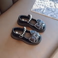 thumbnail image 6 of URMAGIC Girl's Mary Jane School Uniform Shoes Bow Strap Dress Uniform Flats (Toddler/Little Girl/Big Girl) 2-9 Years, 6 of 7
