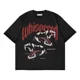 thumbnail image 3 of Camiseta con estampado gráfico gótico de calle principal estadounidense, camisetas holgadas de manga corta de algodón estilo Harajuku hip hop de gran tamaño para hombres y mujeres, 3 of 5