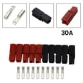 thumbnail image 3 of Enchufe de 30 A, 600 V, para Conector Estilo Anderson, Cubierta Protectora de PVC Negra, Manguitos Terminales para Equipos Eléctricos, 3 of 5
