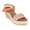 Cheri Orange, variant on GC Shoes Women's Open Toe Memory Foam Summer Espadrille Wedge Sandals, Braided Strap Ankle Platform Heels, Cati/Black/8