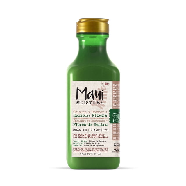 Maui Moisture Thicken & Restore + Bamboo Fiber Shampoo